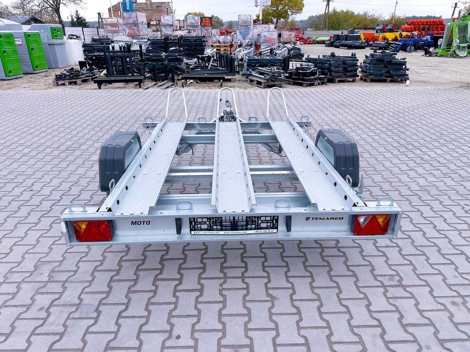 TEMARED MOTO 3 Premium DMC 750 kg na 3 motocykle bez podłogi