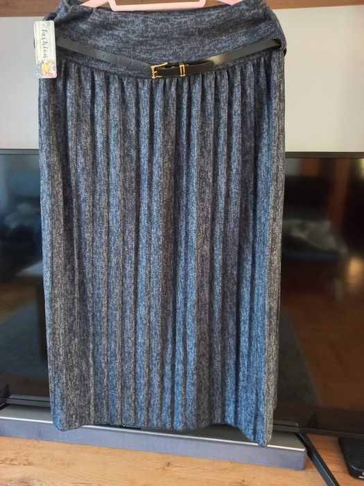 Spódnica plisowana dzianina