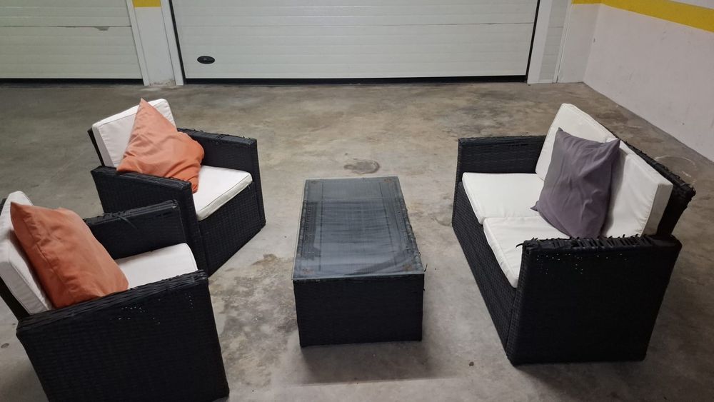 Conjunto de jardim/varanda (4 peças)