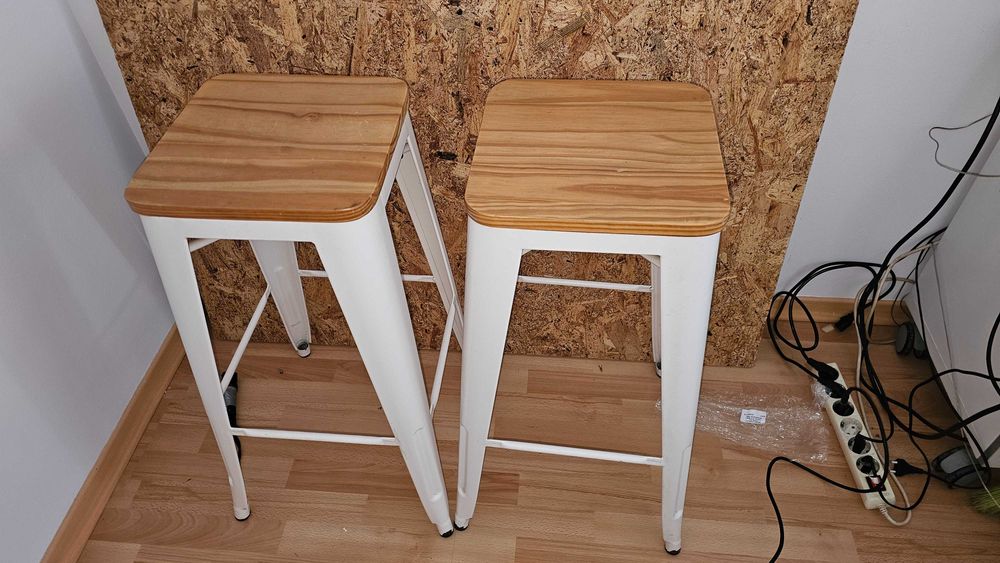 2 bancos Altos 31x31 75cm de altura