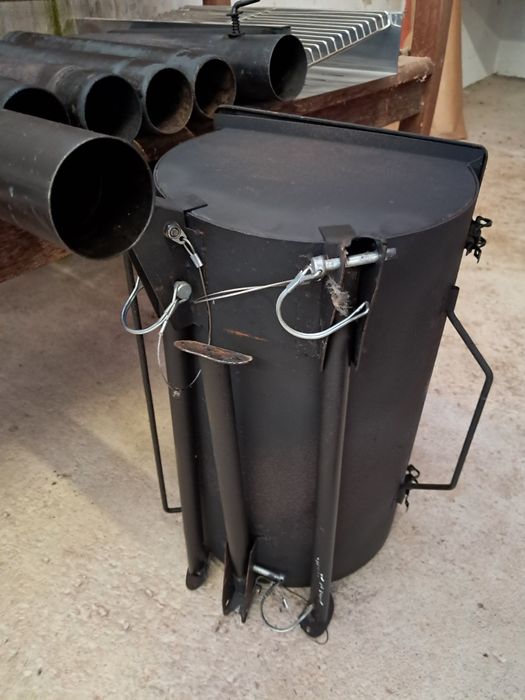 Fogão de tenda com grelhador