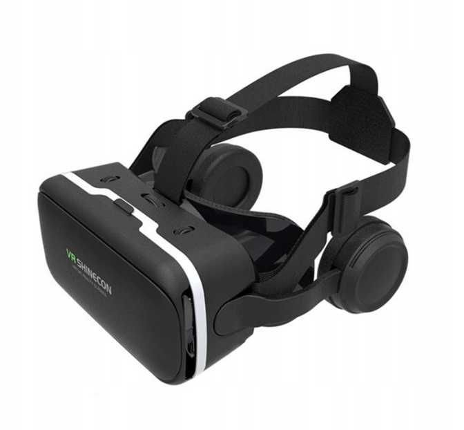 VR 3D Okulary Z SŁUCHAWKAMI Shinecon G04E do telefonu 4.7"- 6 ttst1076
