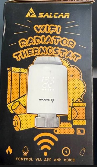 Розумний термостат SALCAR Smart WiFi TRV603 - керування через смартфон