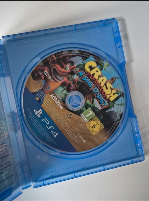 Gra Crash Bandicoot N'Sane na PS4, stan bardzo dobry
