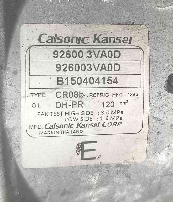 Compressor Ar Condicionado NISSAN MICRA IV (K13K, K13KK) ano 2015