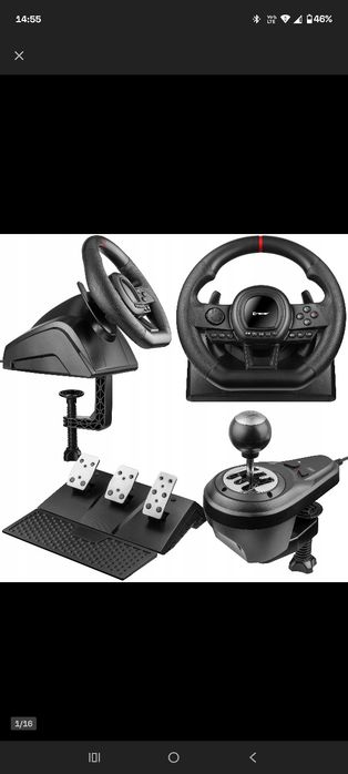 Kierownica 6w1 PC XBOX PS tracer