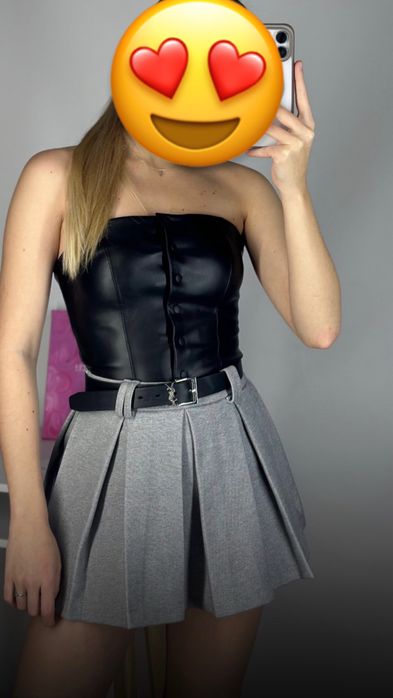 сіра Юбка-шорти, розмір S