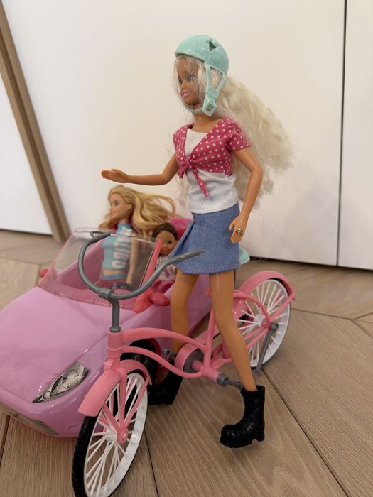 Auto + rower Barbie + lalki