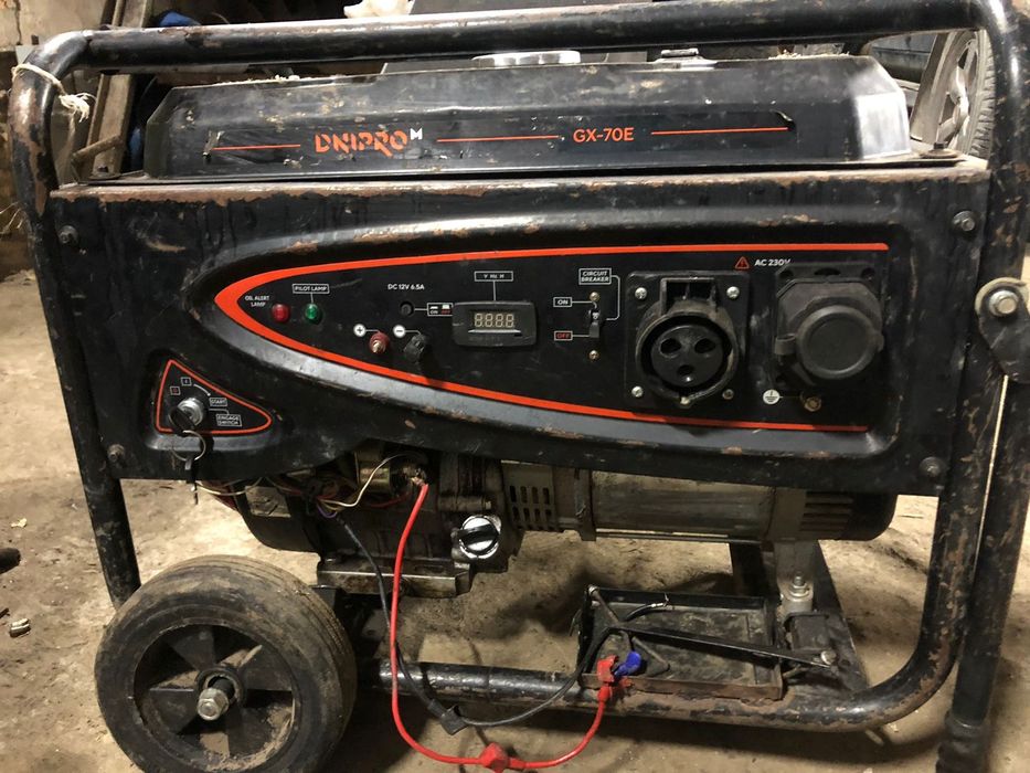 Генератор бензиновий Dniipro-M  7кВт