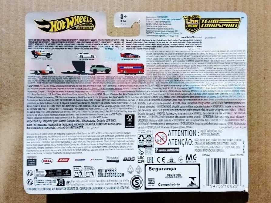 Hot Wheels Premium Car Culture Team Transport Nissan Euro Hauler '94 Nissan 300ZX GTS
