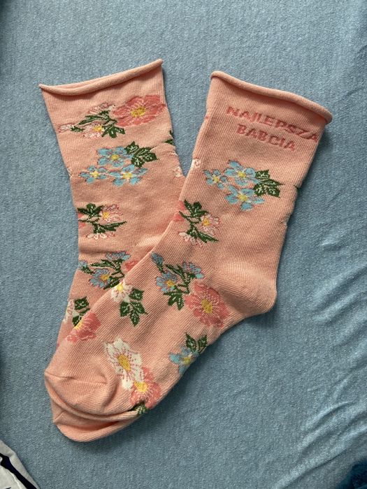 Nowe skarpetki dla kochanej babci najlepsza babcia dzien babci rodzina