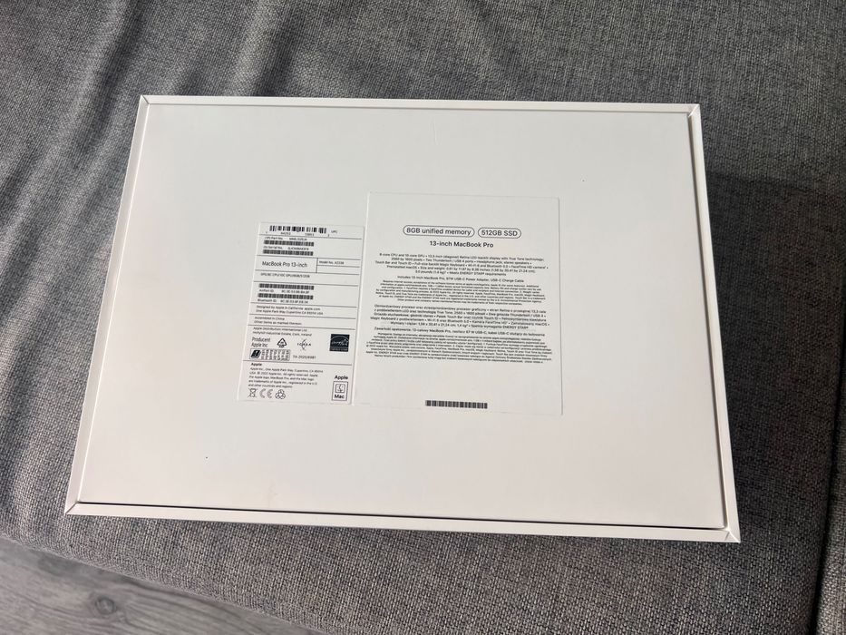 Oryginalne Pudełko Apple MacBook Pro 13" M2 | Stan Idealny