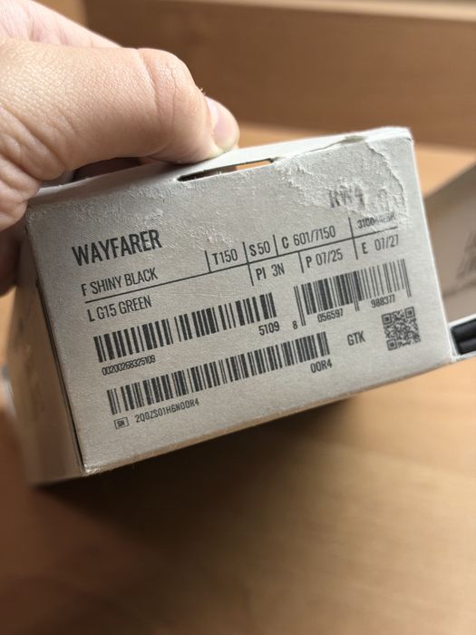 Ray ban meta wayfarer gen 1