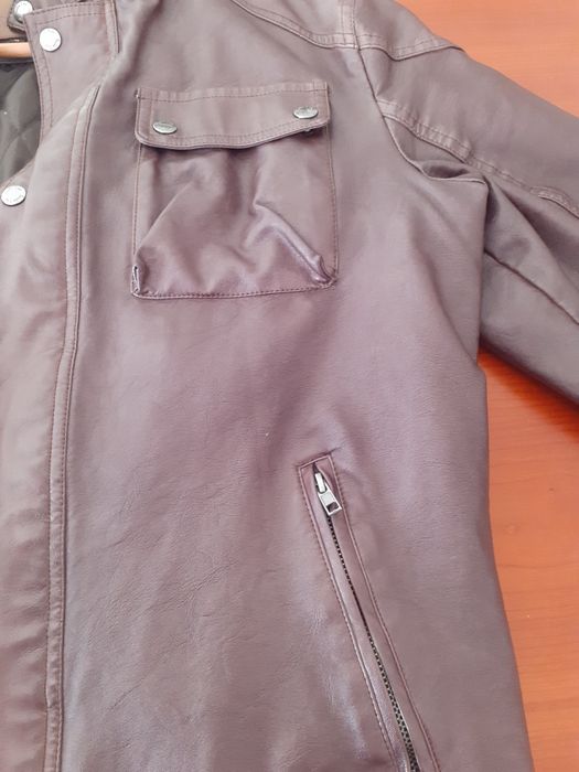 Casaco em pele Suits Inc