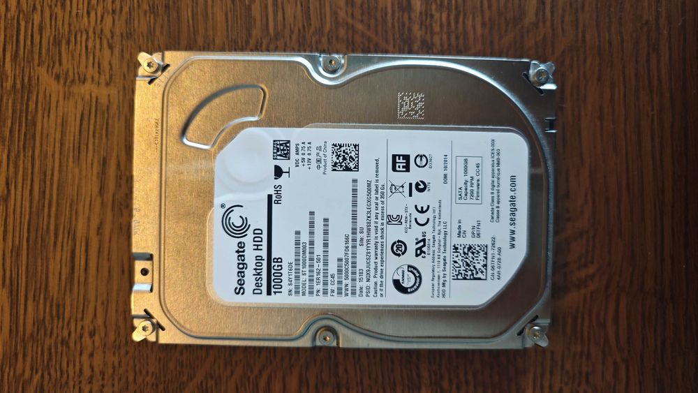 Dysk HDD Seagate 1TB SATA 7200RPM ST1000DM003 - 100% OK