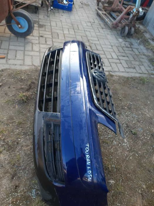 VW Touran 1T zderzak przedni przód kompletny kolor LB5N