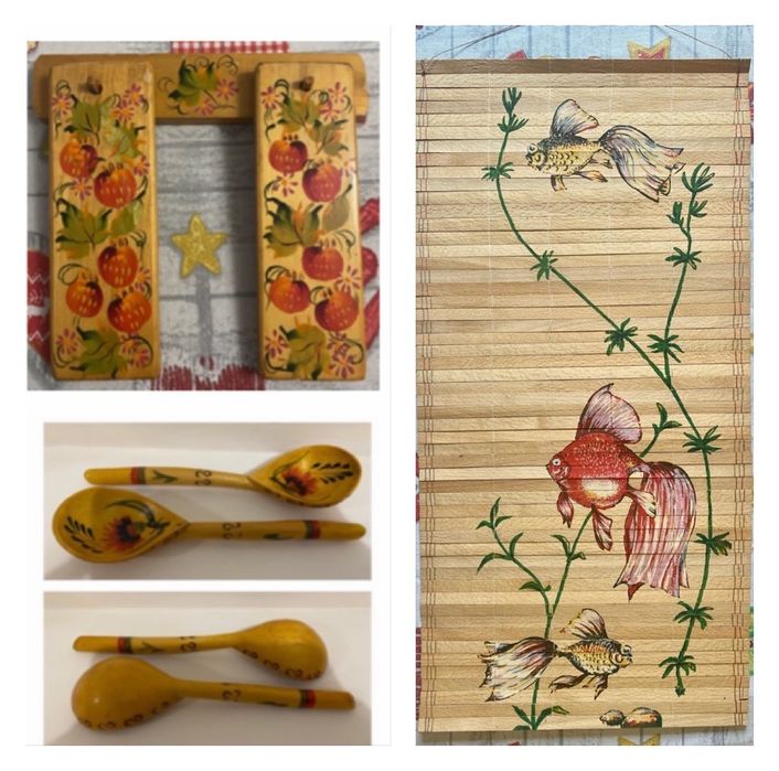 Деревʼяні Ложки Дощечки Тарілки УРСР