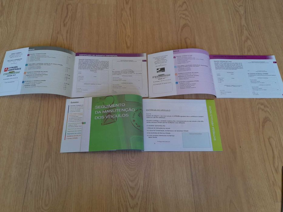 Manual de Instruções-Utilizador / Livro Revisões (Desde 5 €)