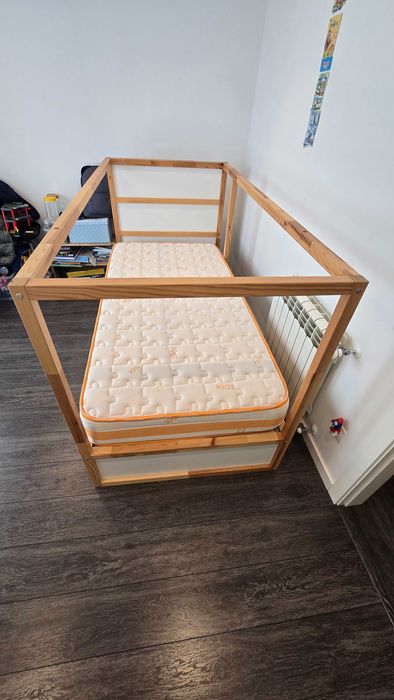 Cama Infantil Ikea Kura + Colchão