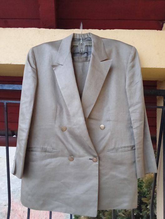 Komplet damski marynarka i spódnica LNIANY Vintage Unikat Retro USA