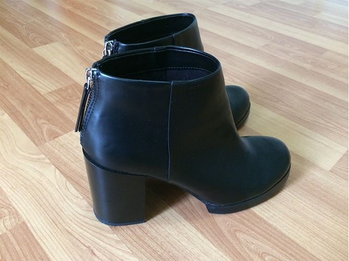 Botas Pretas Pull & Bear