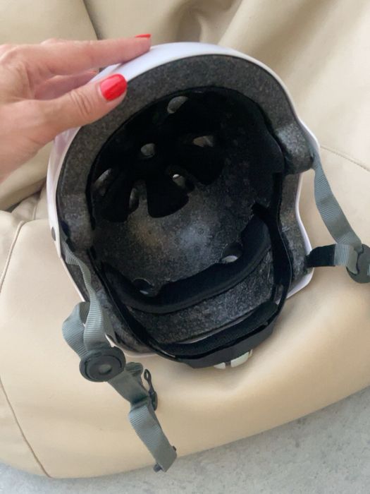 Capacete Oxelo criança branco