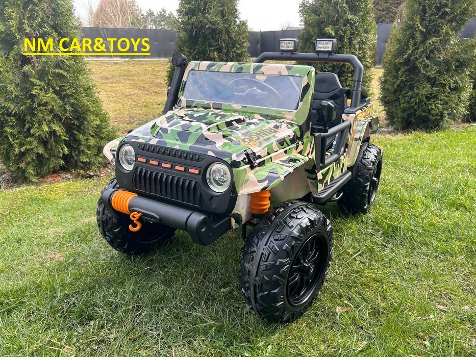 udźwig 100kg samochód jeep Auto na akumulator 4x4 180W lakierowany