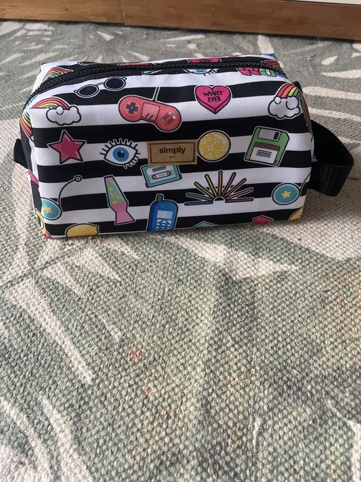 Kosmetyczka damska mlodziezowa handmade
