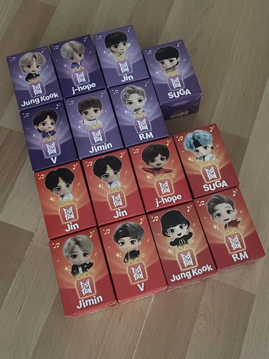 Фігурки BTS McDonalds TinyTAN