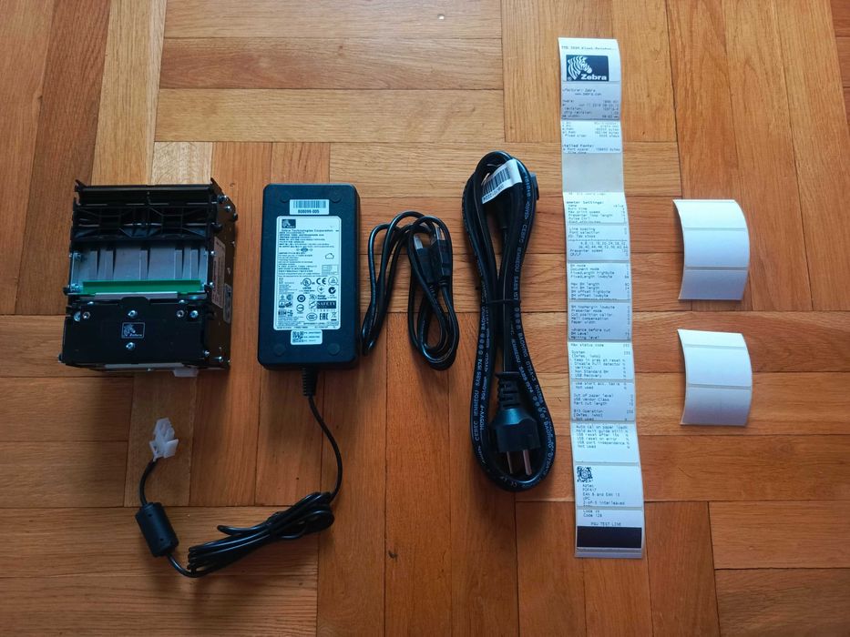 Kioskowa drukarka termiczna etykiet paragonów biletów Zebra TTP2030