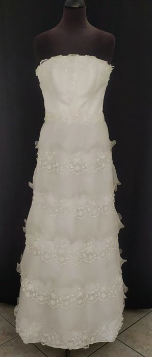 Suknia ślubna bez ramiączek