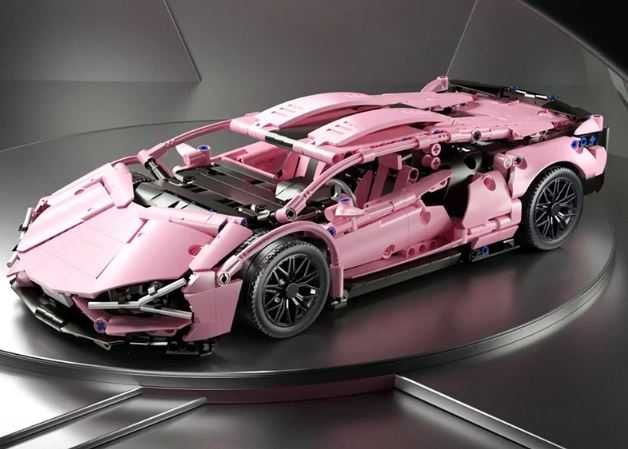 Lamborghini Sian Różowe Klocki Lepin Technic GRATIS