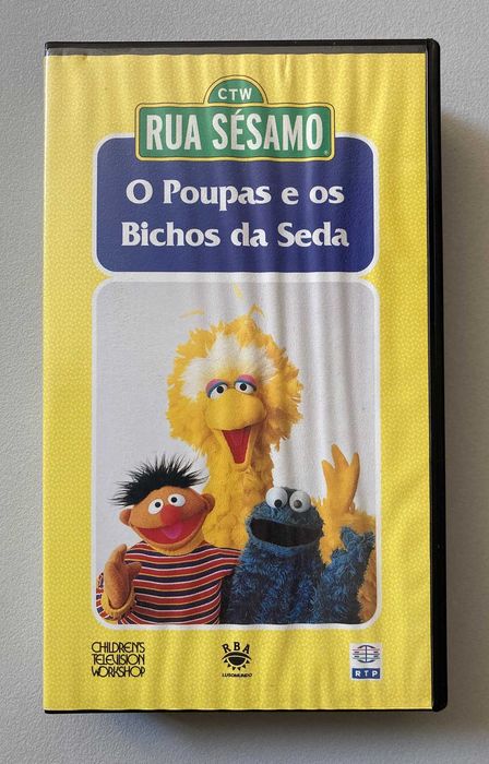 [VHS] Rua Sésamo: O Poupas e os Bichos da Seda (não testado)