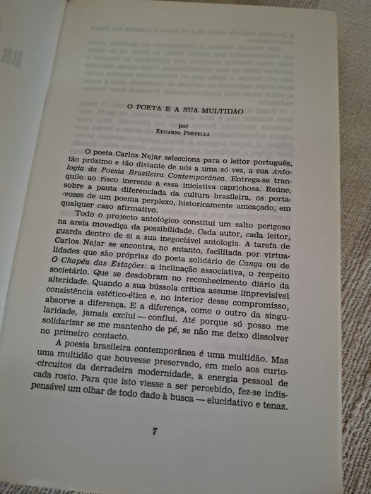 Antologia de Poesia Brasileira Contemporânea