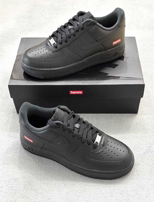 Air Force 1 Low Supreme Czarny r.40