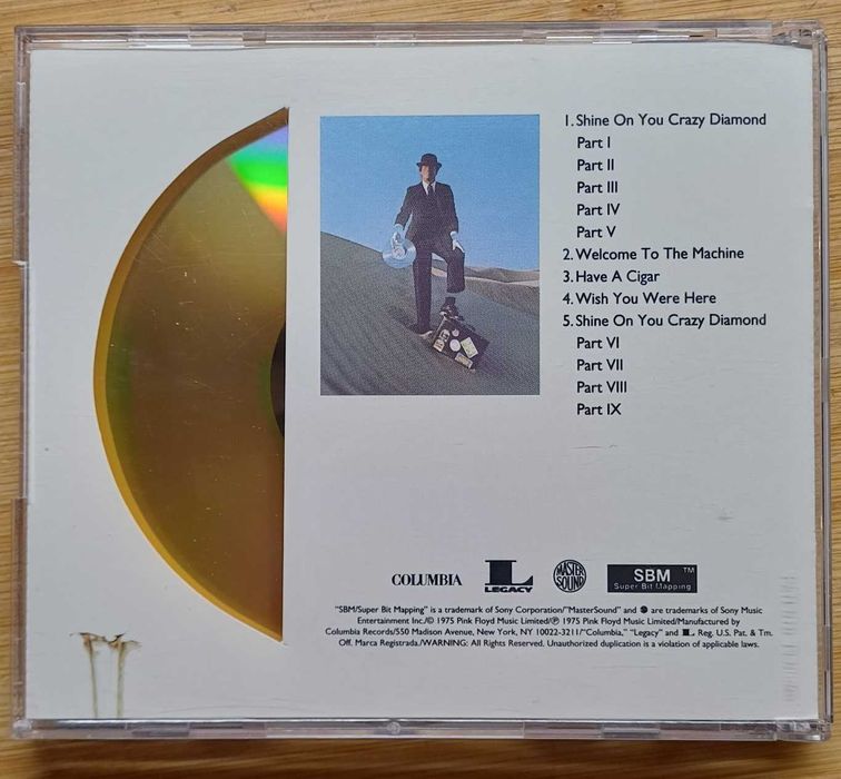 Pink Floyd Wish You Were Here Gold CD Zielona Góra • OLX.pl