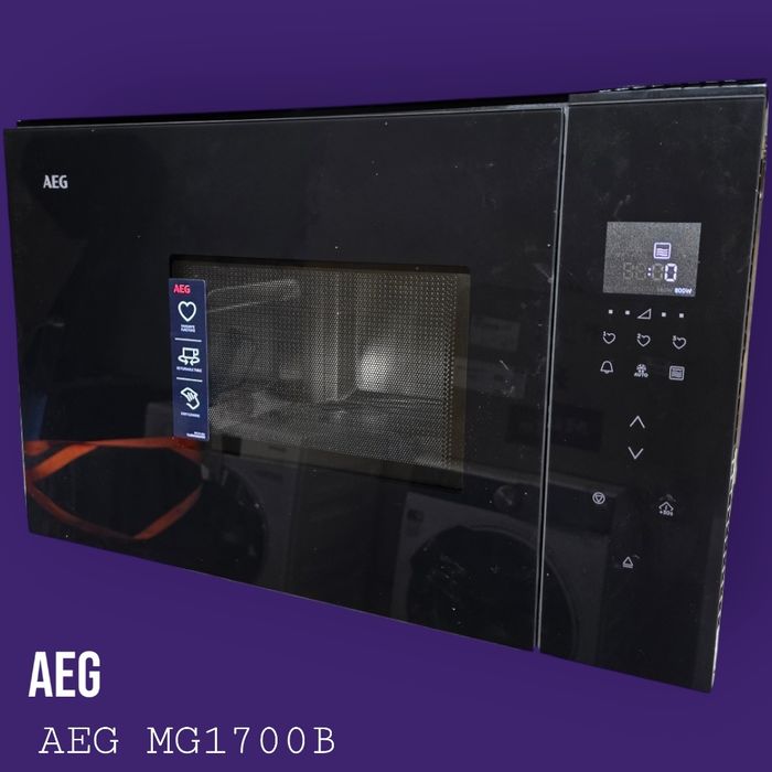 AEG MG1700B – mikrofala do zabudowy 60 cm grill SteamSet