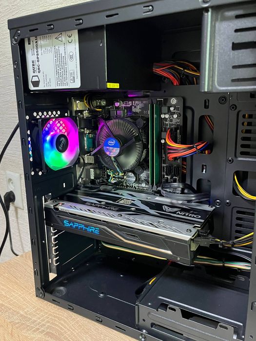 ТОП ИГРОВОЙ компьютер i5 4570 RX 470 SSD игровой ПК системный блок 500W