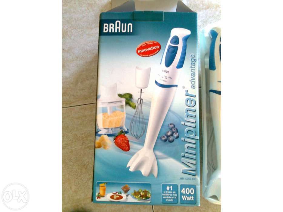 Varinha Magica Braun 400w com vários acessórios