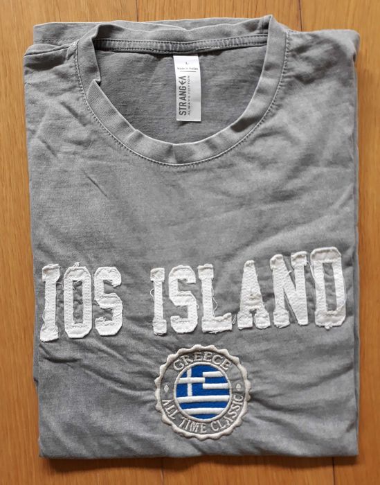 T-shirt ilha Ios (Grécia) & Pipa originais novas