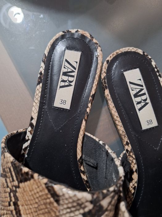 Mules animal print Zara
