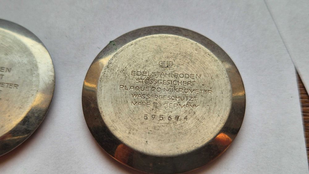 Glashutte oryginalny dekiel - 4 sztuki. Możliwa sprzedaż na sztuki.