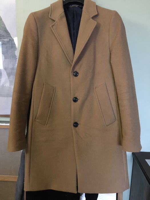 Płaszcz wełniany męski ZARA