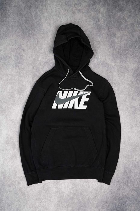 Męska Bluza z kapturem Hoodie Original Nike Sportswear Black Casual Basic