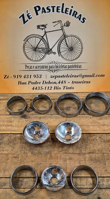 Aros farol Miller/Mil/espelhos/vidros bicicleta pasteleira