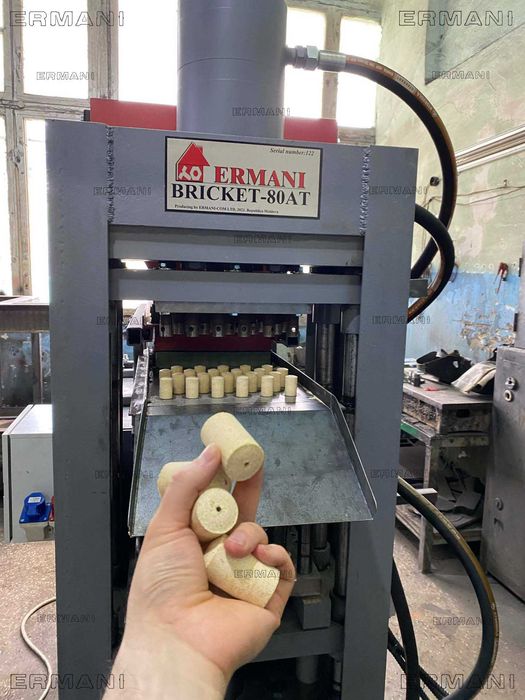 Bricket-80AT - пресс для производства технопланктона и макухи