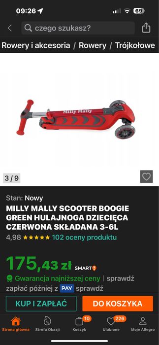 Hulajnoga Milly Mally