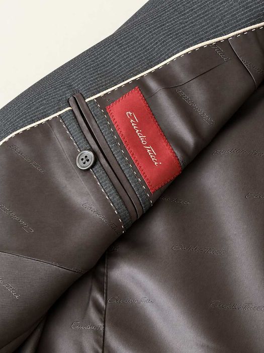 Fato Masculino Cinzento Emídio Tucci Tam. 48 - Excelente Estado