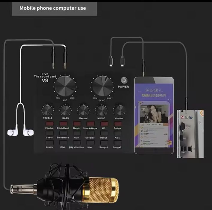 Звукова карта V8 Live Sound Card