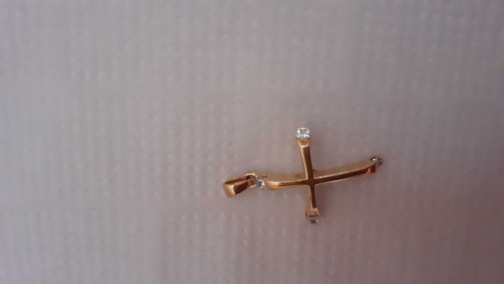 Крест позолота клеймо